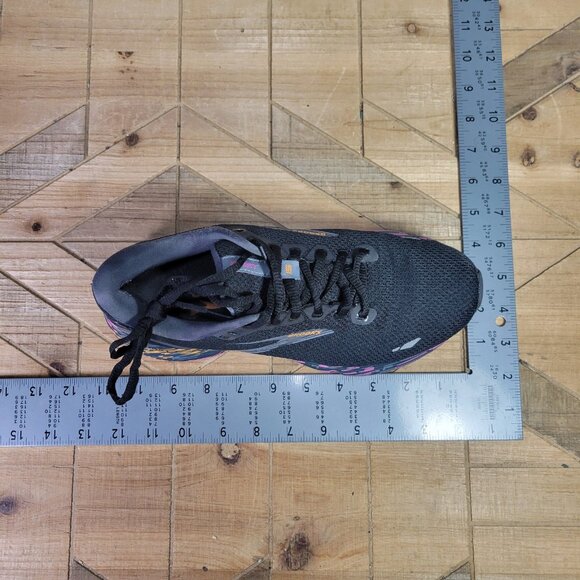 Brooks Ghost 15 Womens Shoes Size 8 Running Black Phlox Oriole Sneakers - Picture 11 of 12